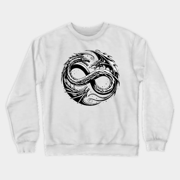 infinity dragon v3 Crewneck Sweatshirt by whatyouareisbeautiful